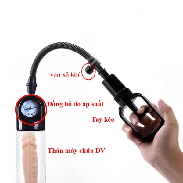 Không sử dụng với áp lực quá mạnh gây tổn thương cậu nhỏ